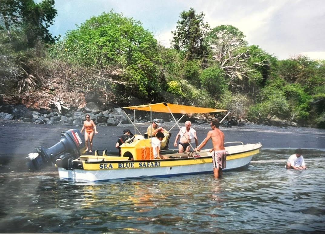 Les premiers bateaux de l'aventure, aux débuts de l'activité à Mayotte